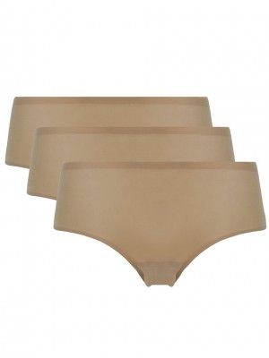 Chantelle SoftStretch Hipster (3-Pack) Panties Nude Sand | USA 1984APV