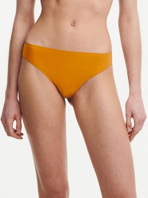 Chantelle SoftStretch Thong Panties Ocre | USA 1972NBA