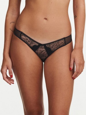 Chantelle Spark Bikini Panties Black | USA 1784LHT