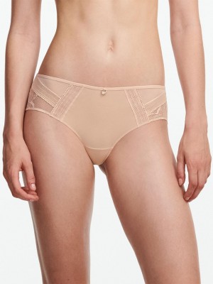 Chantelle True Lace Hipster Panties Nude Blush | USA 2451TVC