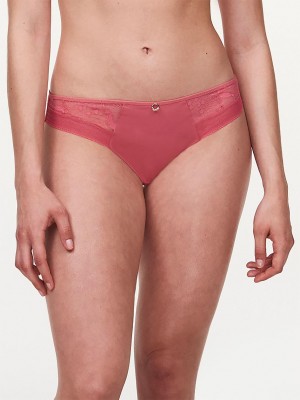 Chantelle True Lace Thong Panties Coralin | USA 2363GLS