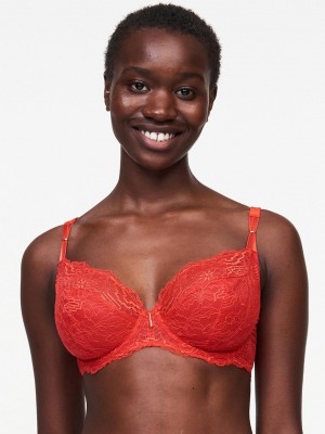 Chantelle Waltz Underwire Bras Bright Poppy | USA 1119RWH