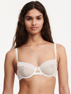 Chantelle Xpose Demi Bras Milk | USA 1330UTL