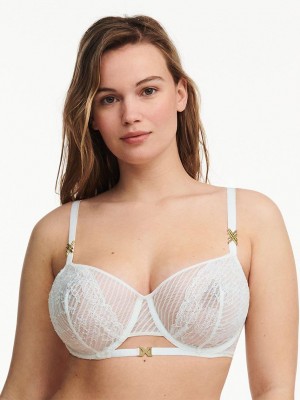 Chantelle tXture Demi Bras Milk | USA 2326MAQ