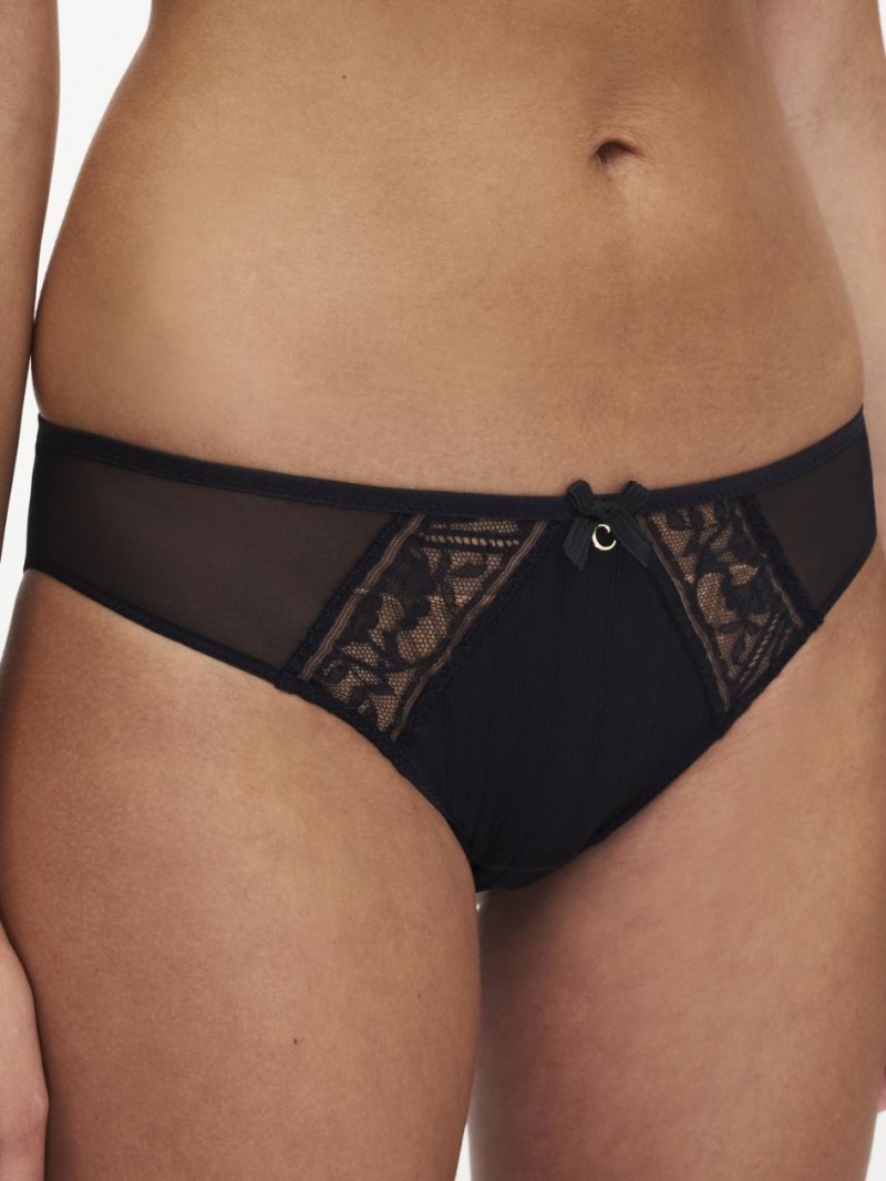 Chantelle Alto Bikini Panties Black | USA 1733ZGY