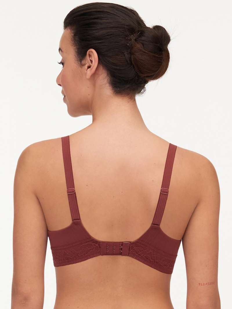 Chantelle Alto Memory Foam Bras Mahogany | USA 1023SOB