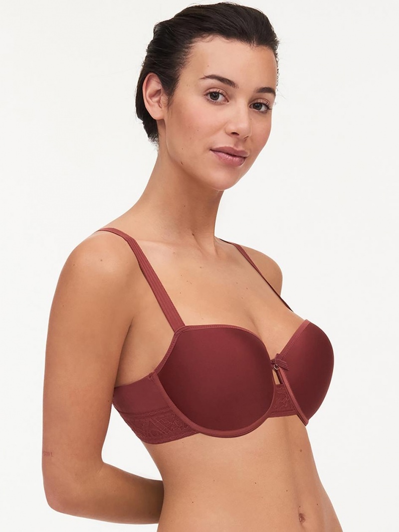 Chantelle Alto Memory Foam Bras Mahogany | USA 1023SOB