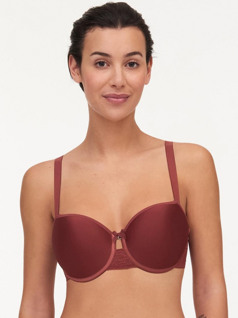 Chantelle Alto Memory Foam Bras Mahogany | USA 1023SOB