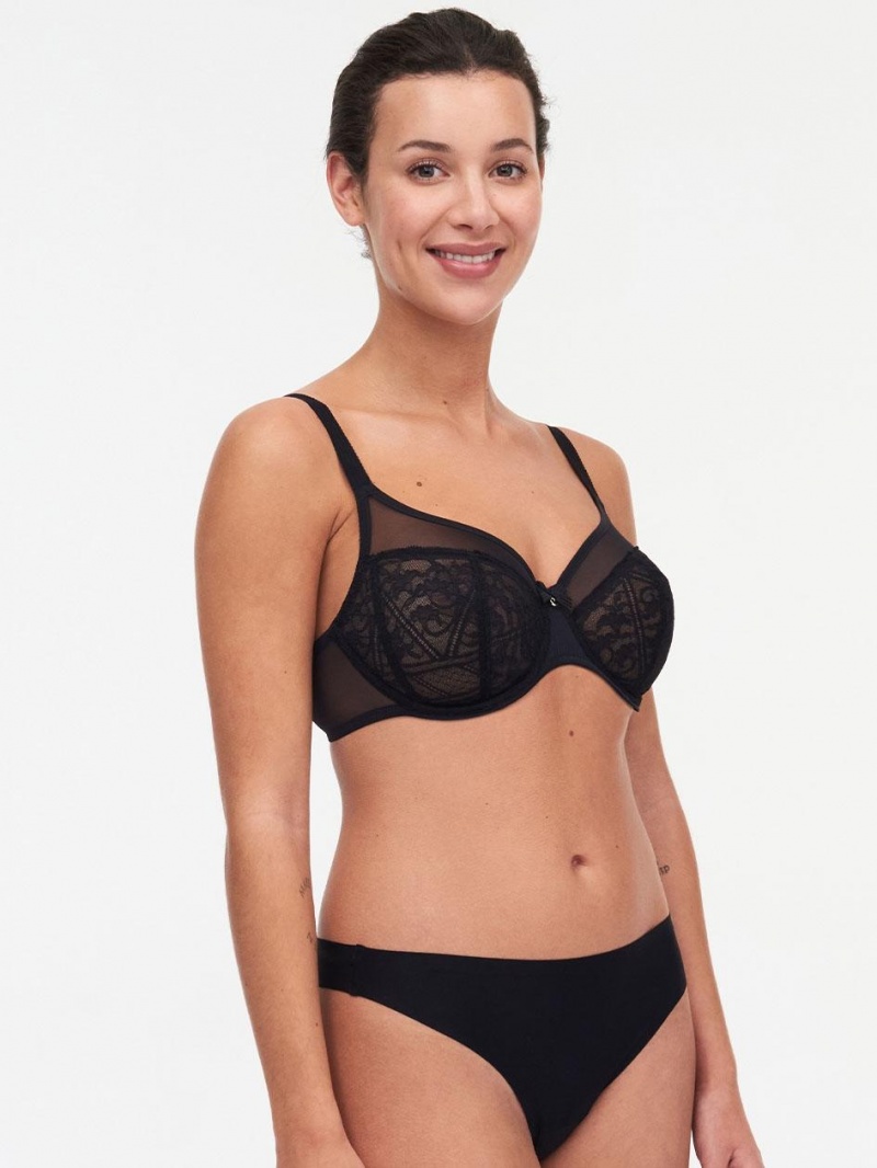 Chantelle Alto Underwire Bras Black | USA 1189CEI