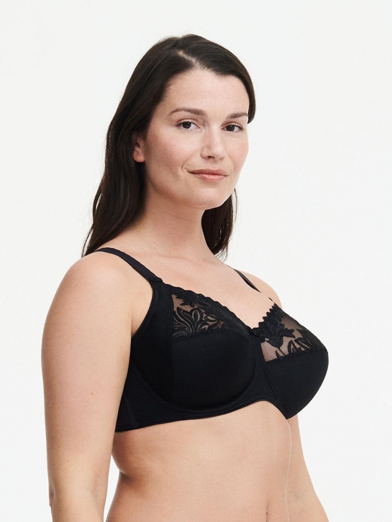 Chantelle Amazone Full Coverage Unlined Bras Black | USA 1540ORX