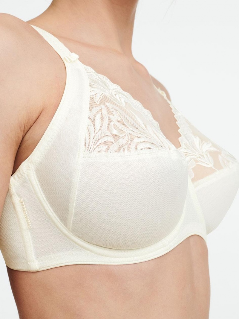 Chantelle Amazone Full Coverage Unlined Bras Ivory | USA 1553CEI