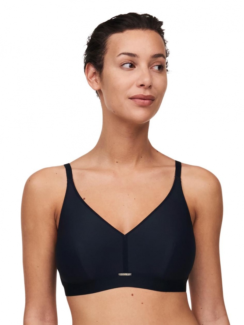 Chantelle Bare Essential Lightweight Wireless Bras Black | USA 1495HKW