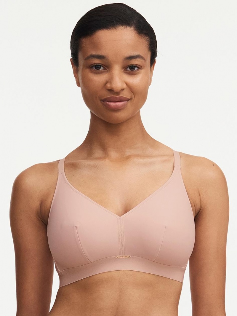 Chantelle Bare Essential Lightweight Wireless Bras Nude Rose | USA 1498LHT