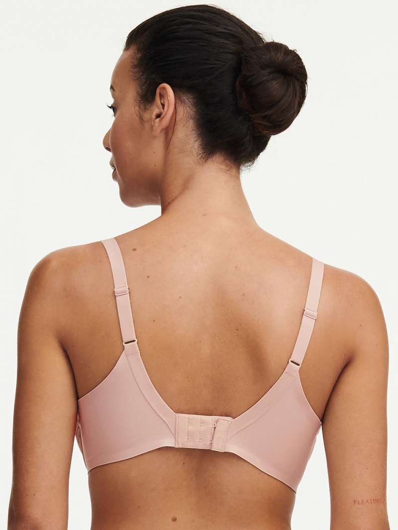 Chantelle Bare Essential Seamless Unlined Minimizer Bras Nude Rose | USA 1550LHT