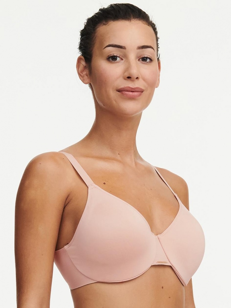 Chantelle Bare Essential Seamless Unlined Minimizer Bras Nude Rose | USA 1550LHT