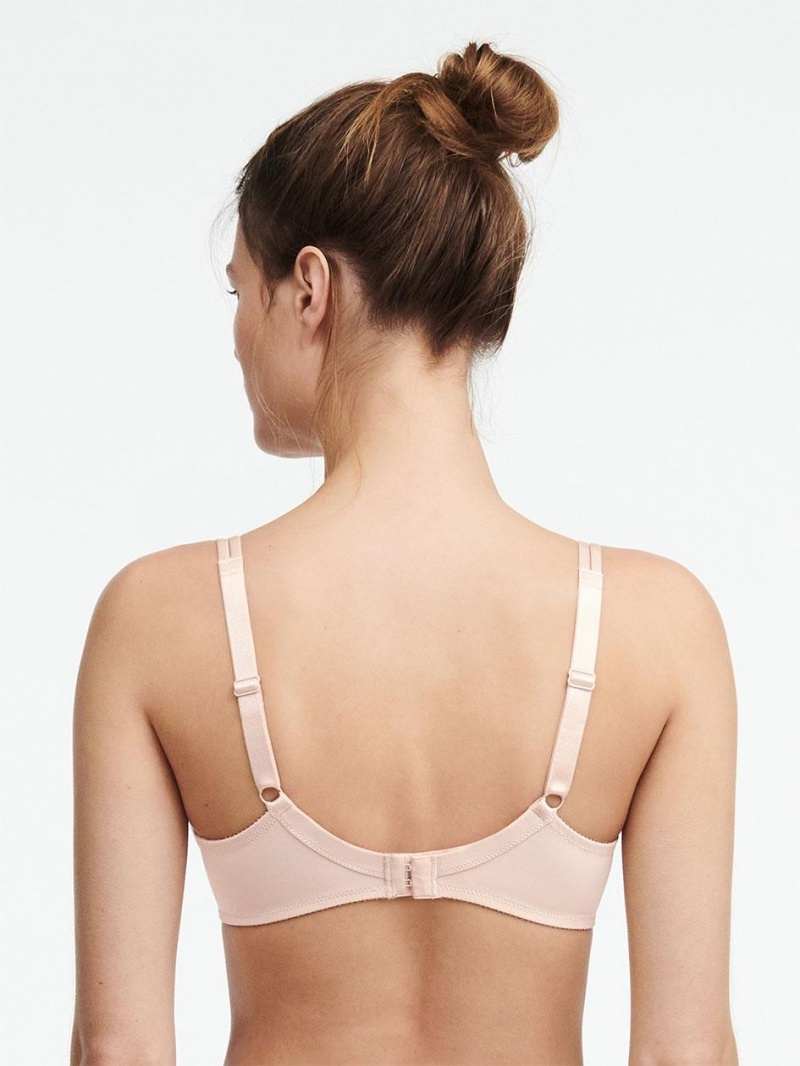 Chantelle Basic Invisible Smooth Support T-Shirt Bras Nude Rose | USA 1508EXG