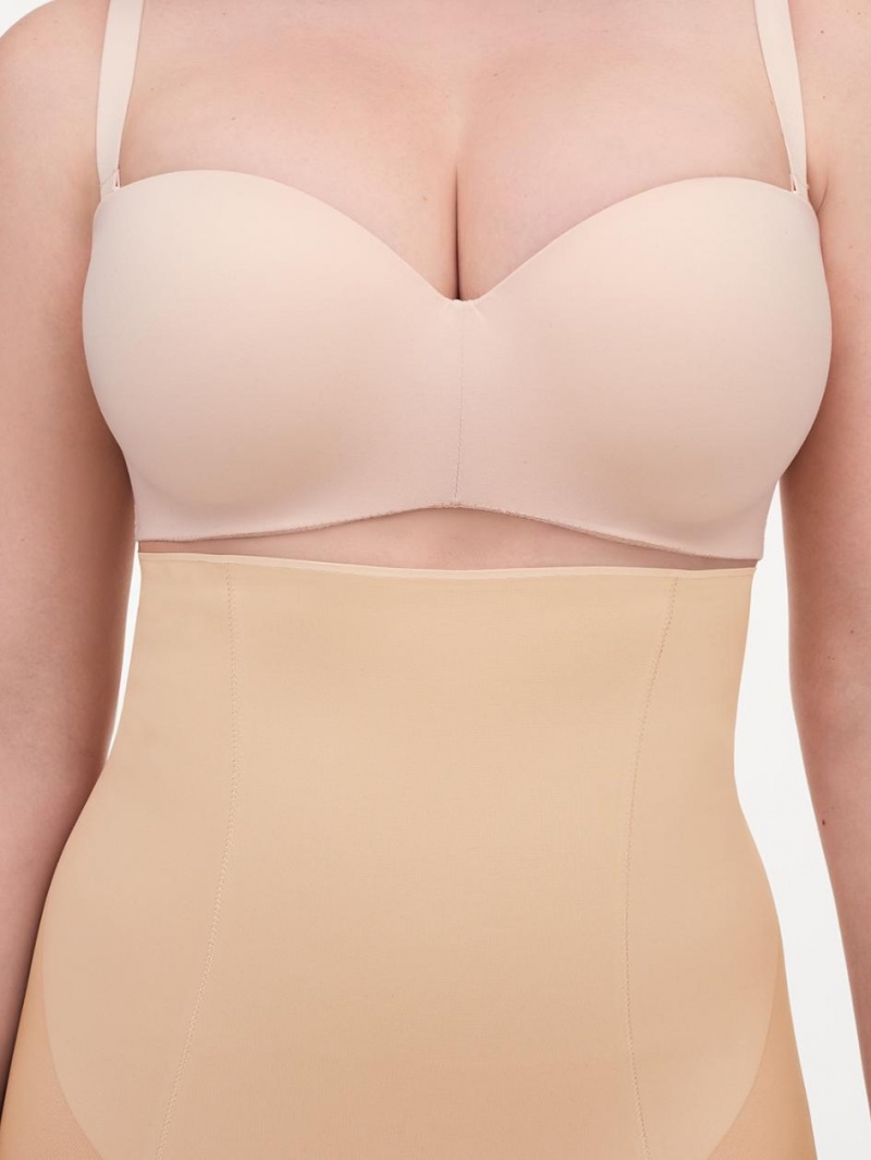 Chantelle Basic Shaping High Waist Brief Shapewear Nude Sand | USA 2124XFU