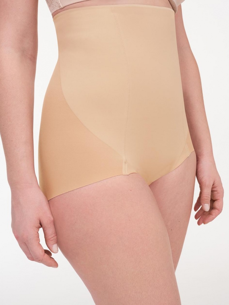 Chantelle Basic Shaping High Waist Brief Shapewear Nude Sand | USA 2124XFU