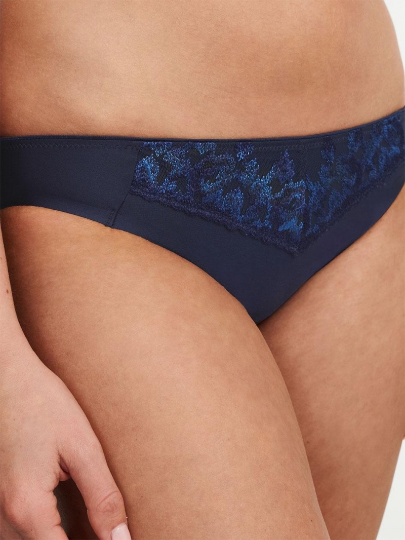 Chantelle Bold Curve Bikini Panties Blue Shades | USA 1817MAS