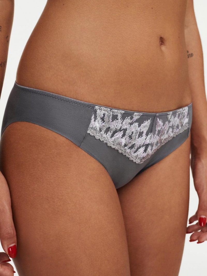 Chantelle Bold Curve Bikini Panties Silver Multicolor | USA 1730JJE