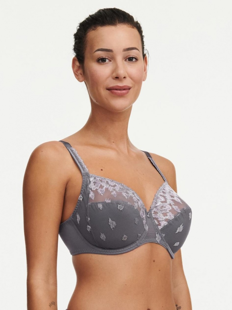 Chantelle Bold Curve Full Coverage Unlined Bras Silver Multicolor | USA 1037MAS