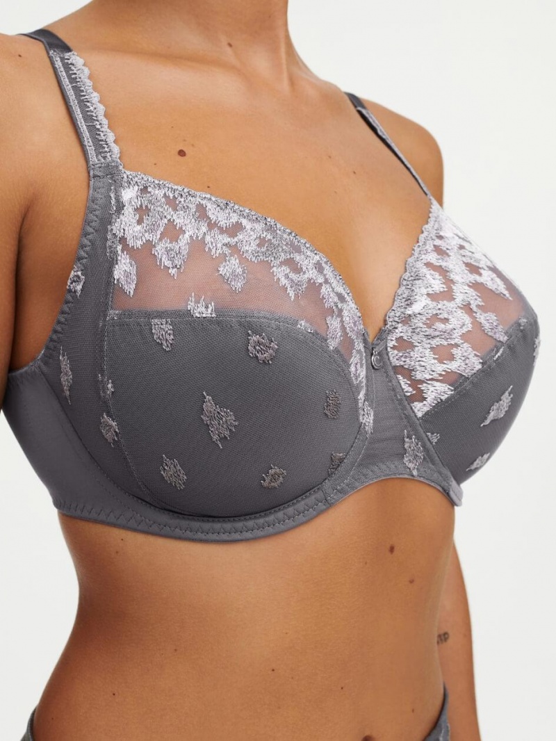 Chantelle Bold Curve Full Coverage Unlined Bras Silver Multicolor | USA 1037MAS