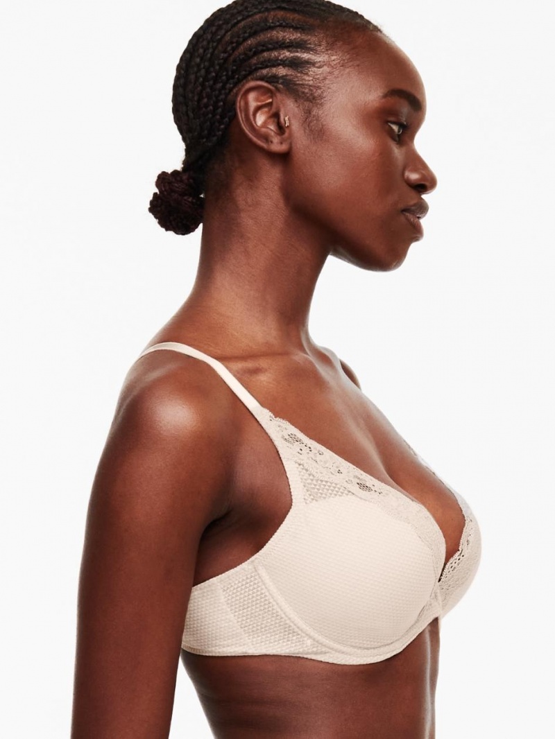 Chantelle Brooklyn Plunge, Passionata designed by CL Bras Nude Cappuccino | USA 1248EXG