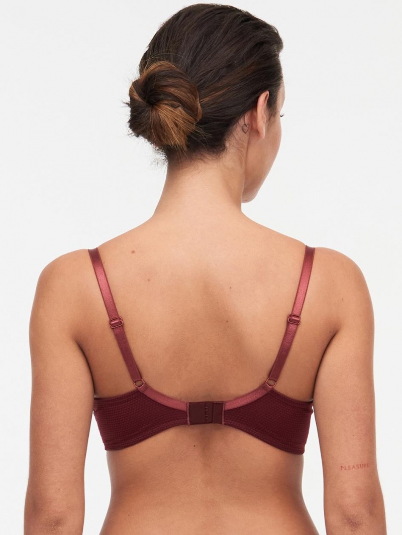 Chantelle Brooklyn Plunge, Passionata designed by CL Bras Fig/Chestnut | USA 1004LHT