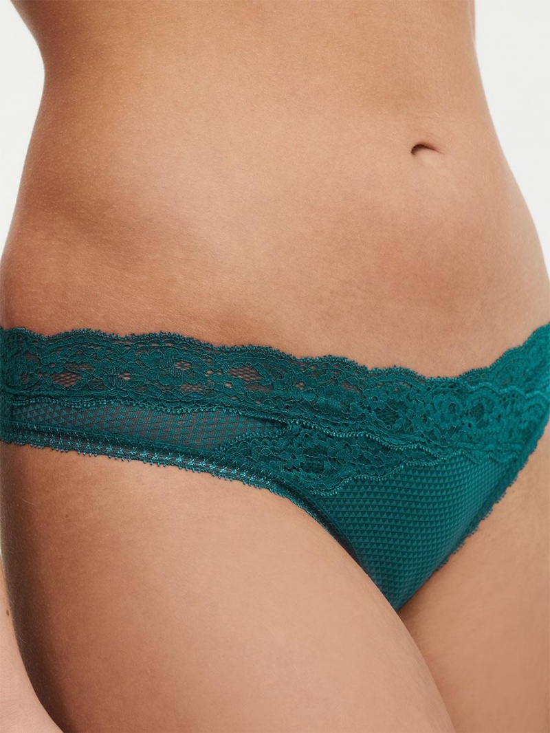 Chantelle Brooklyn Thong, Passionata designed by CL Panties Emerald | USA 1632VDO