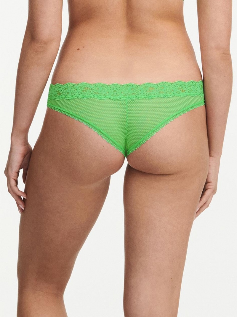 Chantelle Brooklyn Thong, Passionata designed by CL Panties Poision Green | USA 1646APV