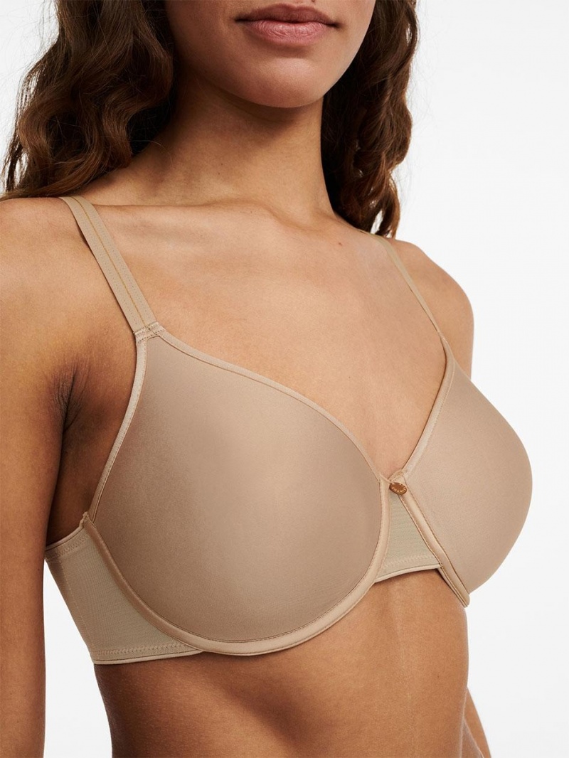 Chantelle C Essential Full Coverage Smooth Bras Nude Sand | USA 1587RWH