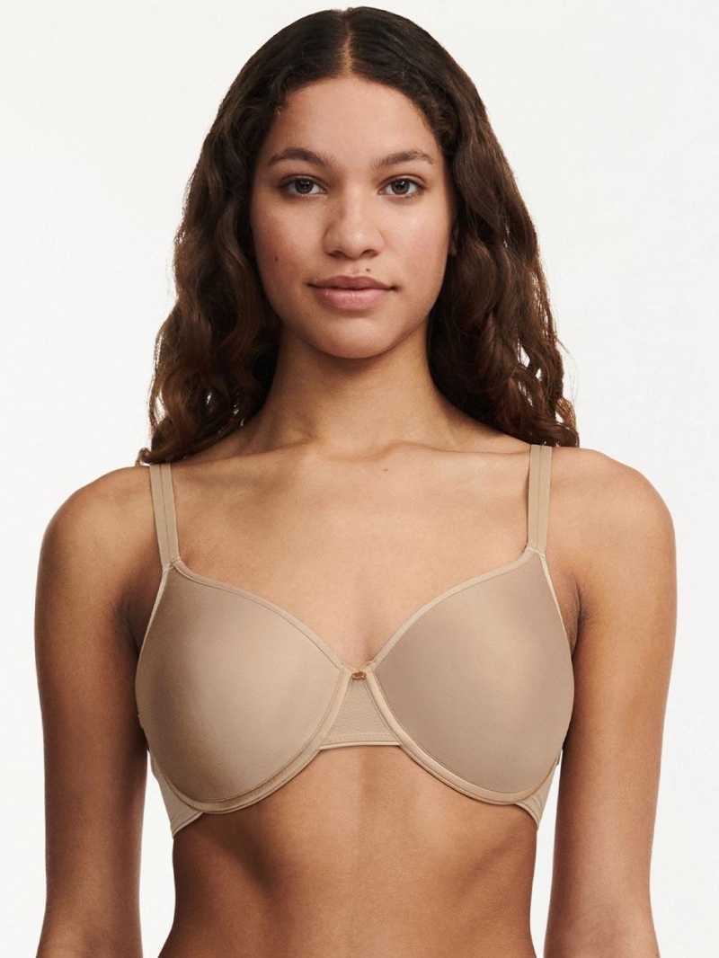 Chantelle C Essential Full Coverage Smooth Bras Nude Sand | USA 1587RWH