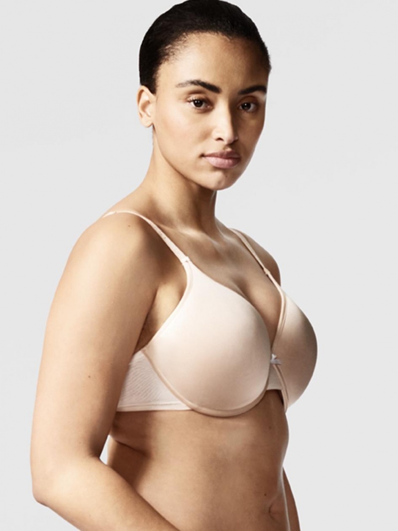 Chantelle C Idéal Back Smoothing Bras Nude Blush | USA 1437PQC