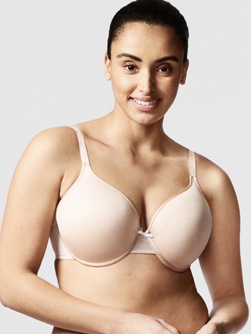 Chantelle C Idéal Back Smoothing Bras Nude Blush | USA 1437PQC