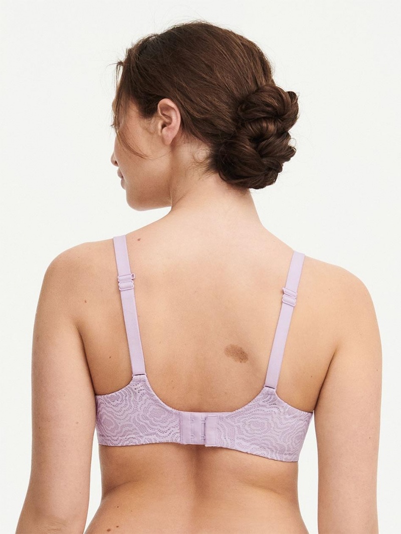 Chantelle C Jolie Comfort Convertible T-Shirt Bras Lavender Frost | USA 1117WYF