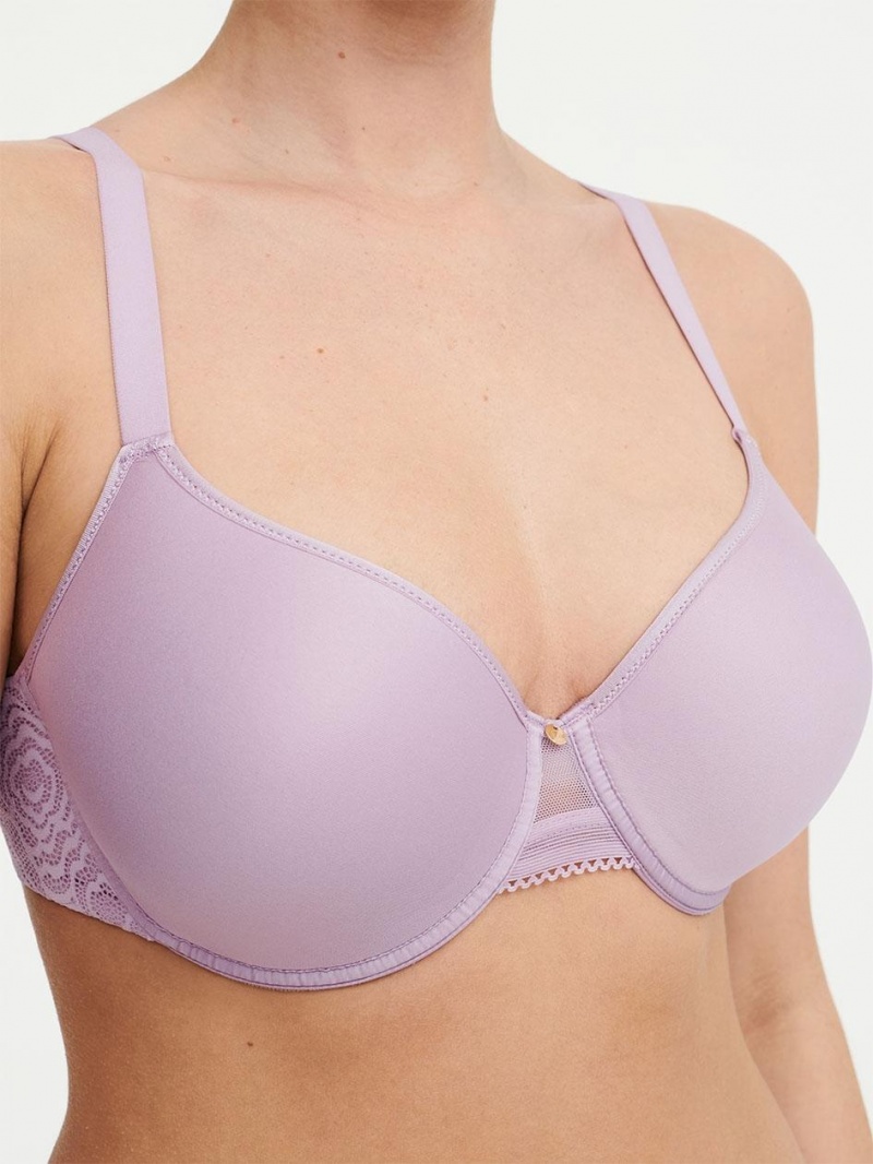 Chantelle C Jolie Comfort Convertible T-Shirt Bras Lavender Frost | USA 1117WYF