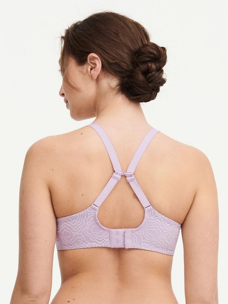 Chantelle C Jolie Comfort Convertible T-Shirt Bras Lavender Frost | USA 1117WYF