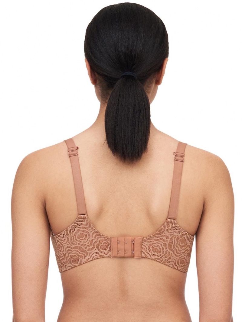 Chantelle C Jolie Comfort Convertible T-Shirt Bras Mocha Mousse | USA 1025FMM