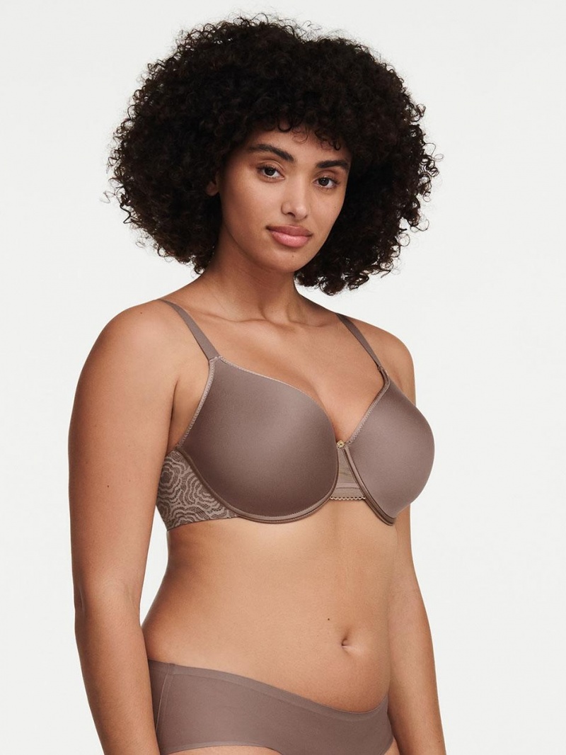 Chantelle C Jolie Comfort Convertible T-Shirt Bras Nude Hazelnut | USA 1510TVJ