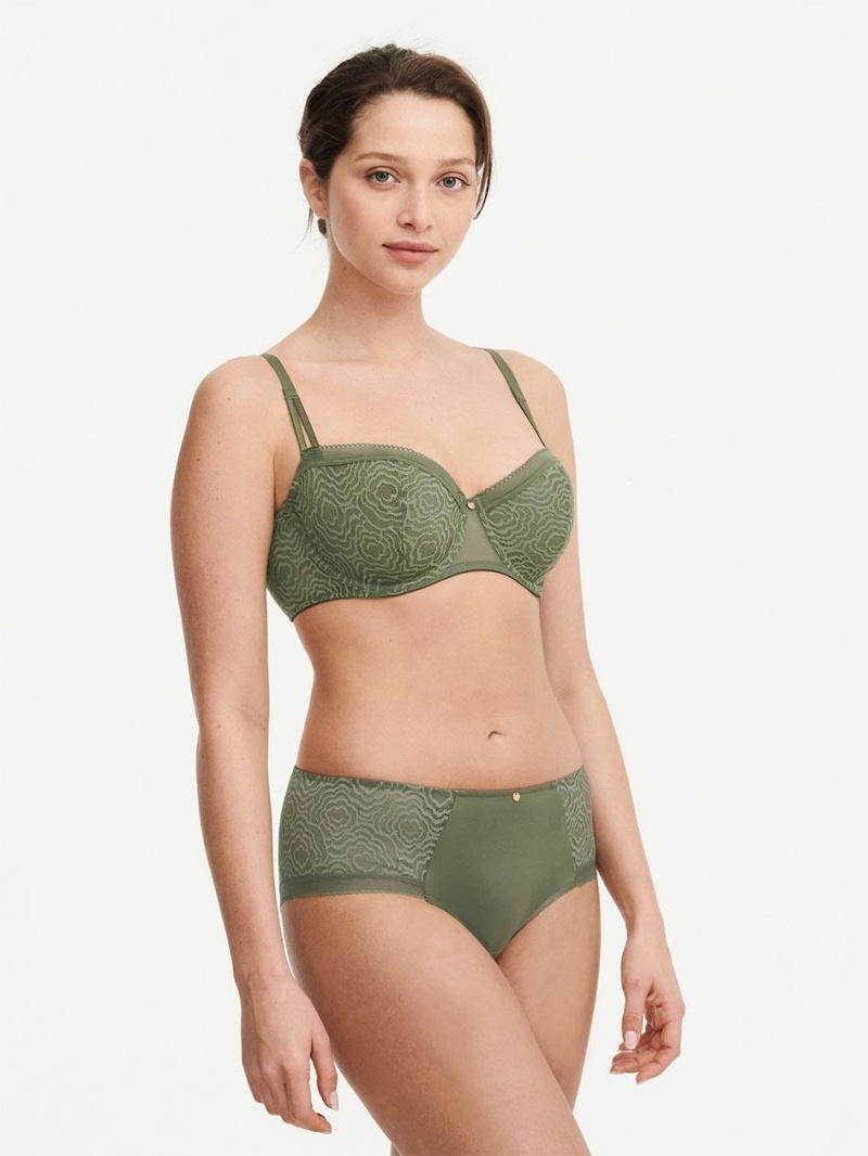 Chantelle C Jolie Demi Bras Khaki Army | USA 1426NBA