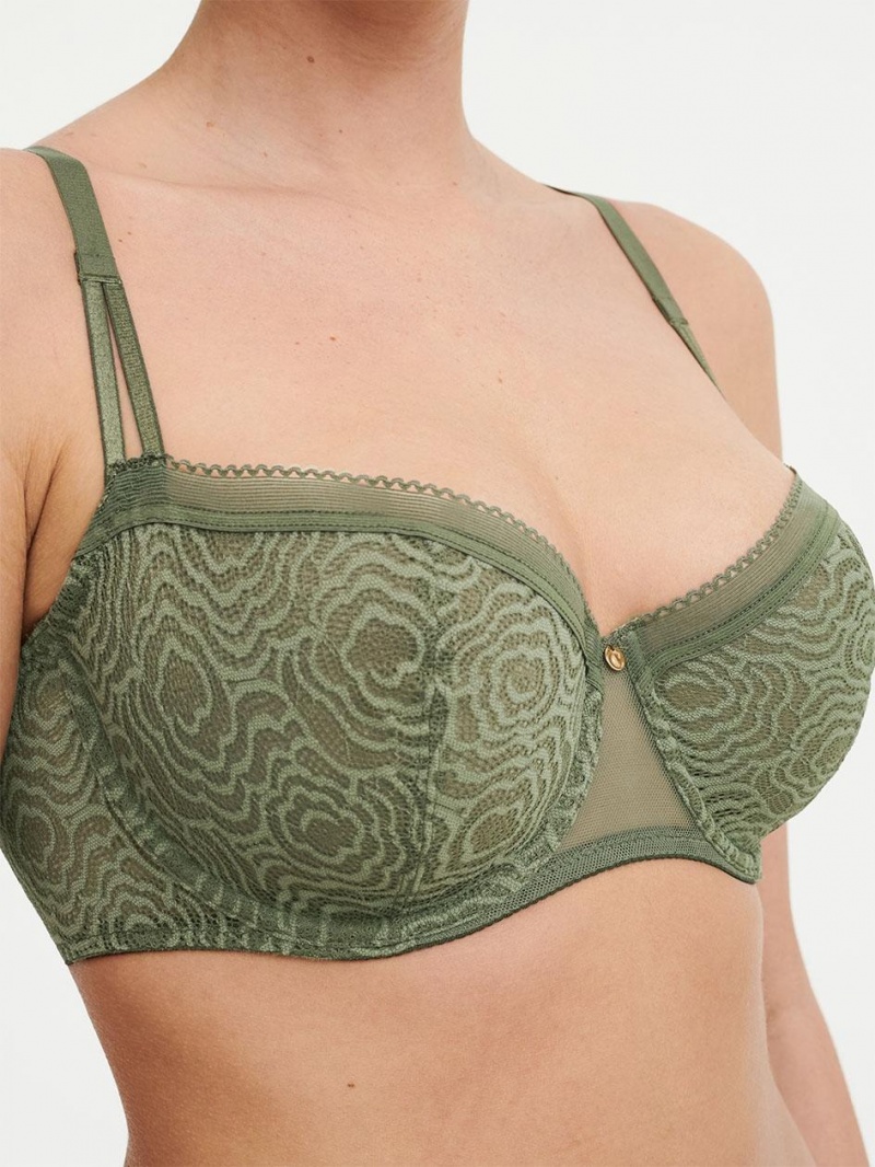 Chantelle C Jolie Demi Bras Khaki Army | USA 1426NBA