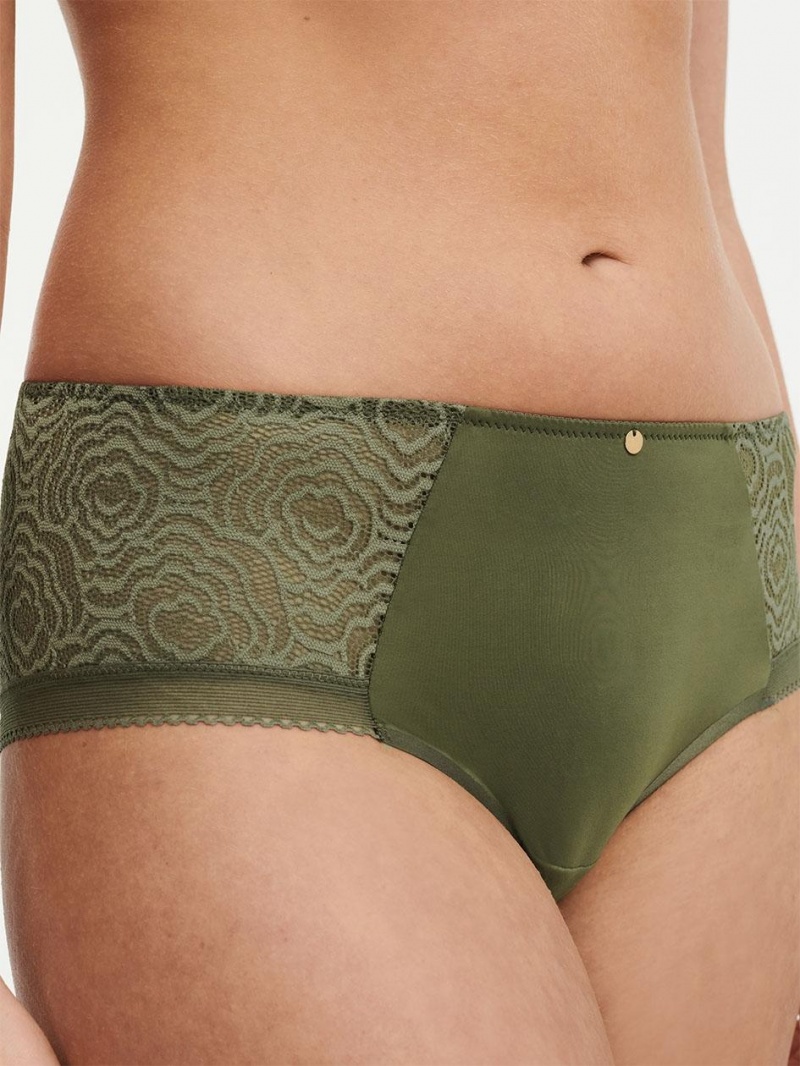 Chantelle C Jolie Hipster Panties Khaki Army | USA 2074VDO