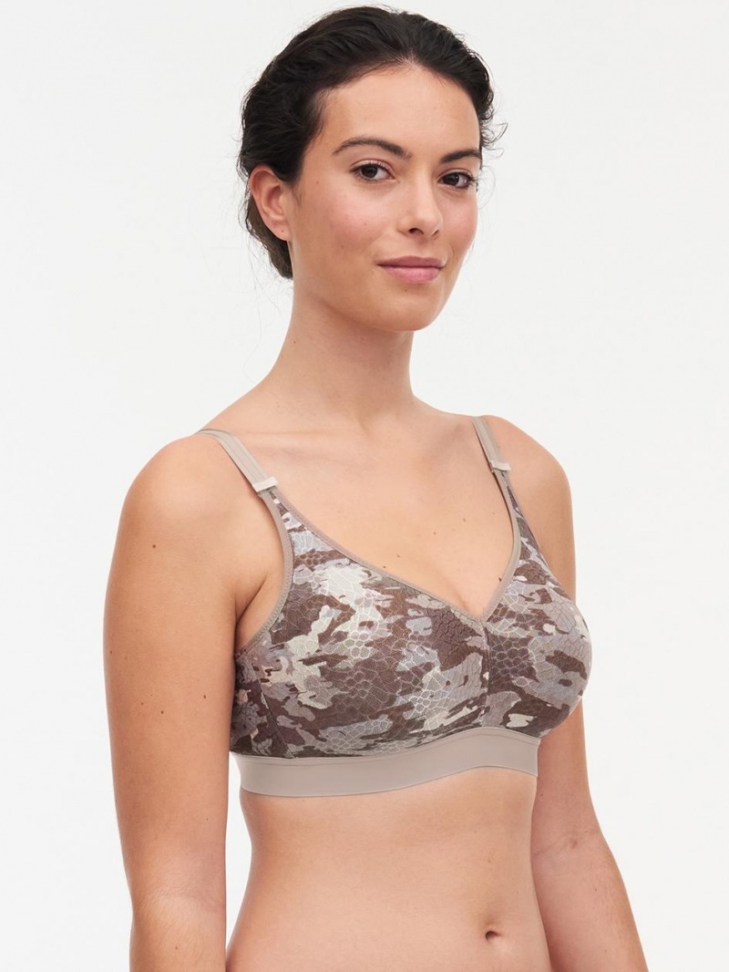 Chantelle C Magnifique Full Bust Wirefree Bras Camo Print | USA 1026GLQ