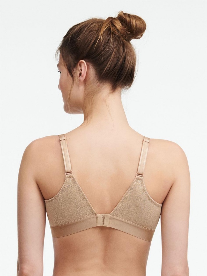 Chantelle C Magnifique Full Bust Wirefree Bras Nude Sand | USA 1530NBA