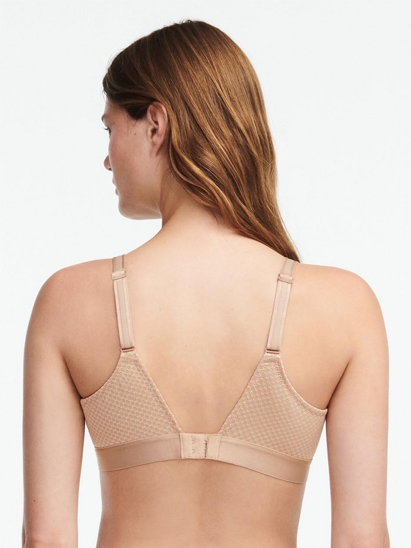 Chantelle C Magnifique Nouveau Wirefree Bras Nude Sand | USA 1602LHT