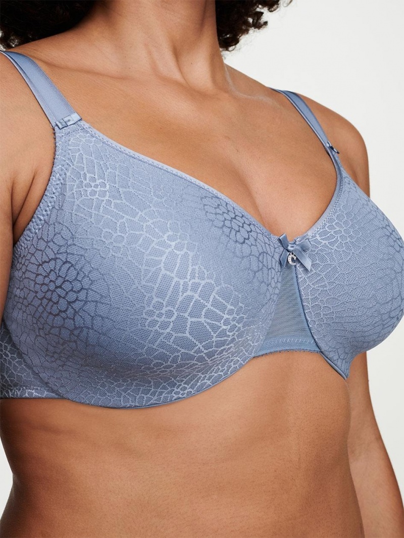 Chantelle C Magnifique Seamless Unlined Minimizer Bras Grey Mist | USA 1012QZD