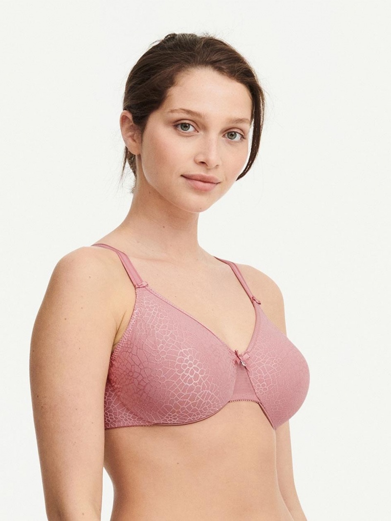 Chantelle C Magnifique Seamless Unlined Minimizer Bras Tomboy Pink | USA 1566ORX