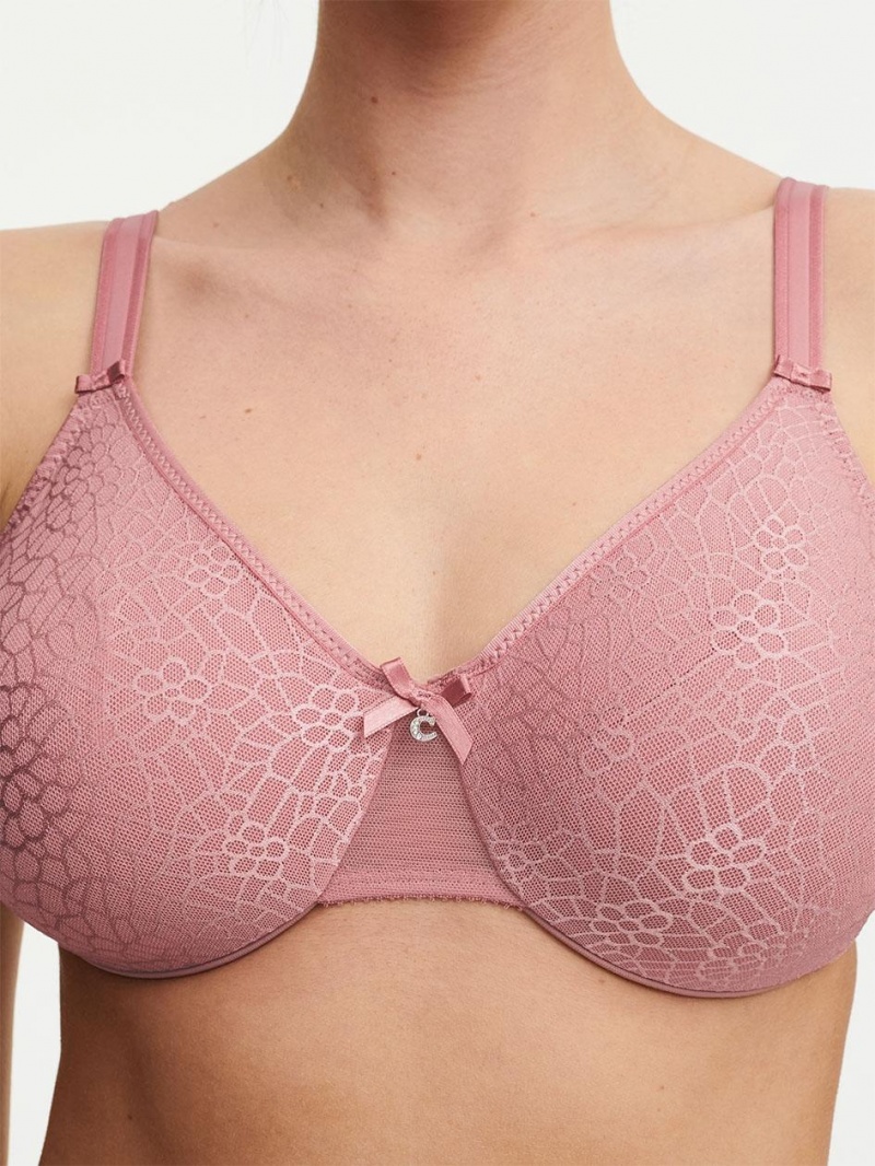 Chantelle C Magnifique Seamless Unlined Minimizer Bras Tomboy Pink | USA 1566ORX