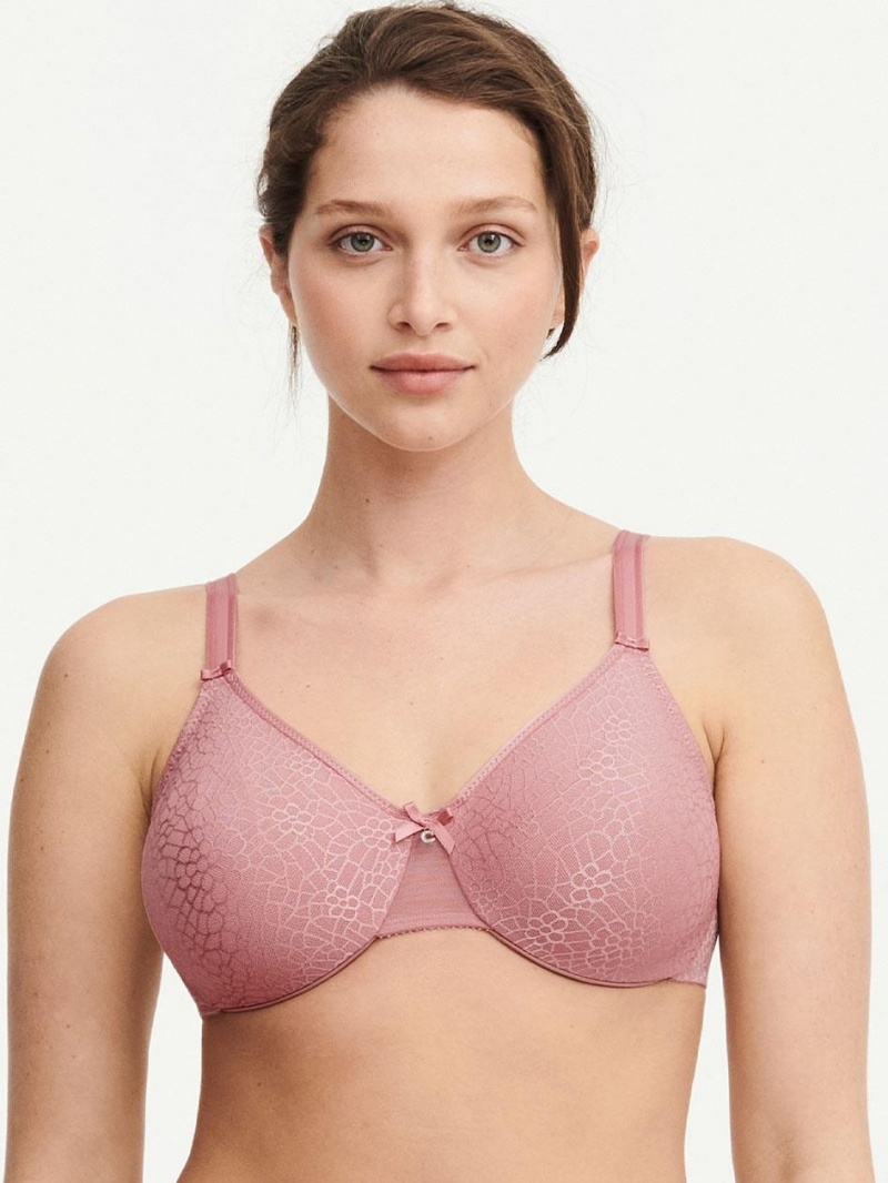 Chantelle C Magnifique Seamless Unlined Minimizer Bras Tomboy Pink | USA 1566ORX