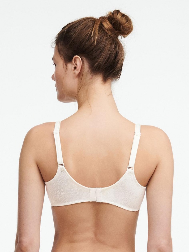 Chantelle C Magnifique Seamless Unlined Minimizer Bras Ivory | USA 1574JJE